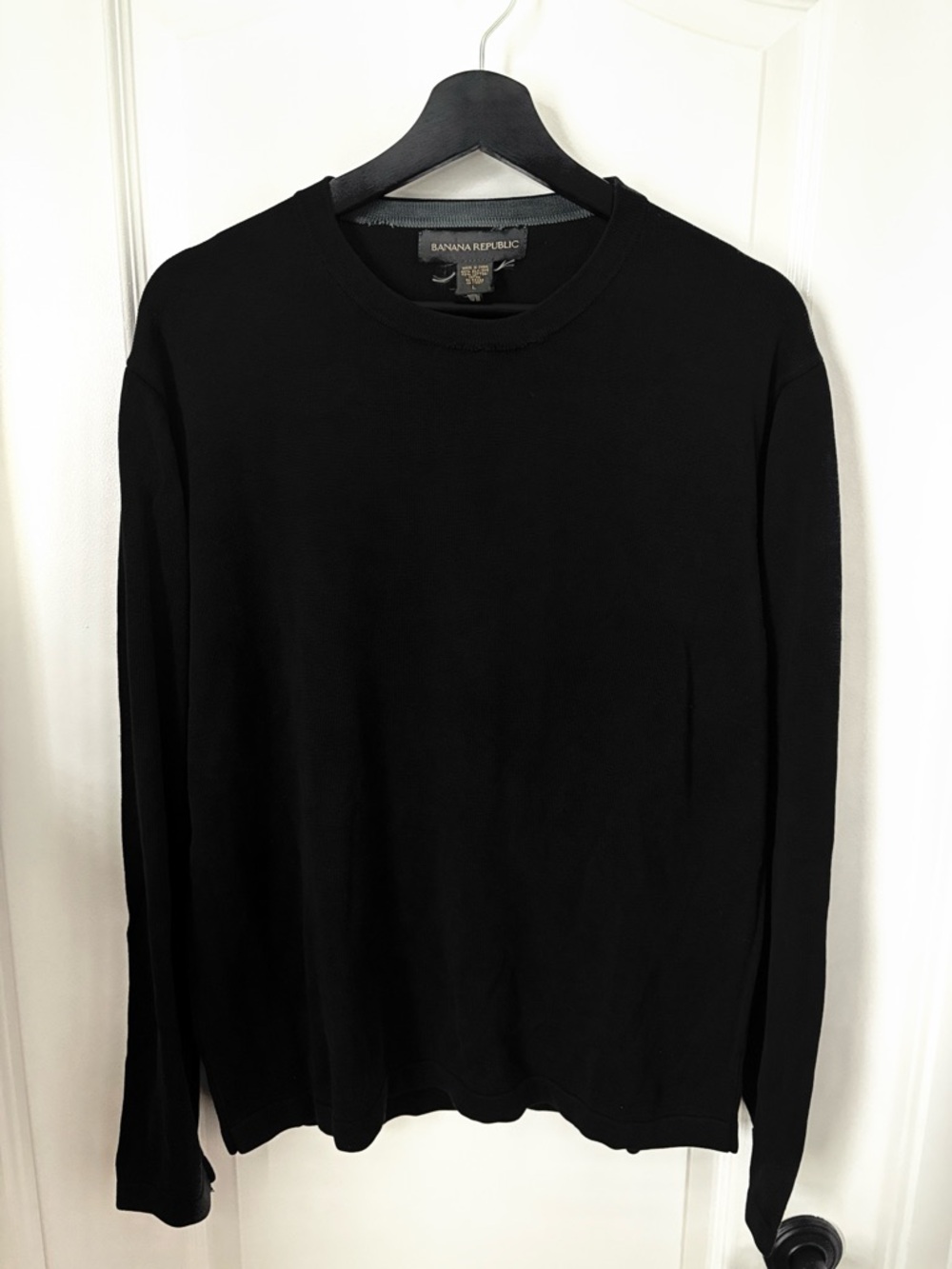 Banana Republic Silk/Cotton Blend Crewneck Sweater